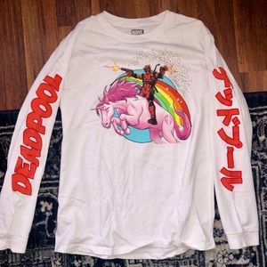 Marvel | Deadpool Unicorn long sleeve T | size M